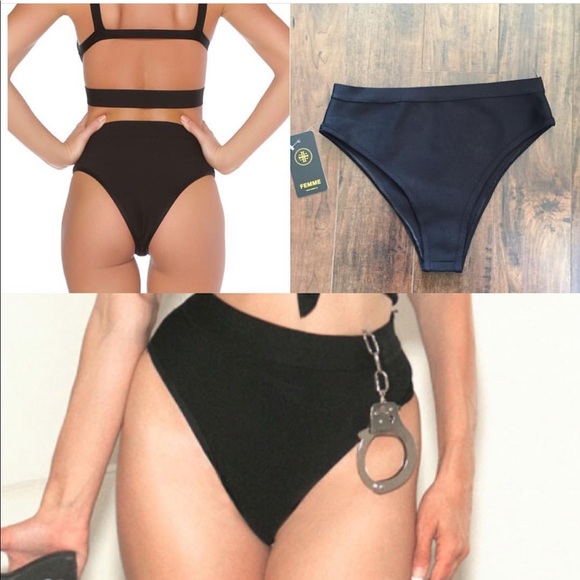 bandage high waist bikini